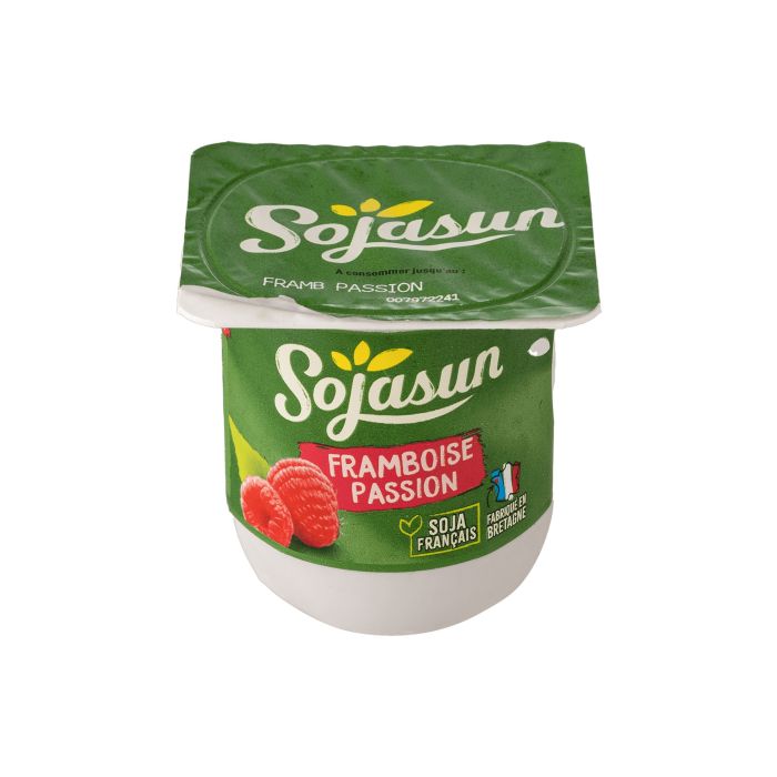 Продукт з ферментованої сої з малиною та маракуйєю 100г, Sojasun Продукт з ферментованої сої з малиною та маракуйєю 100г, Sojasun