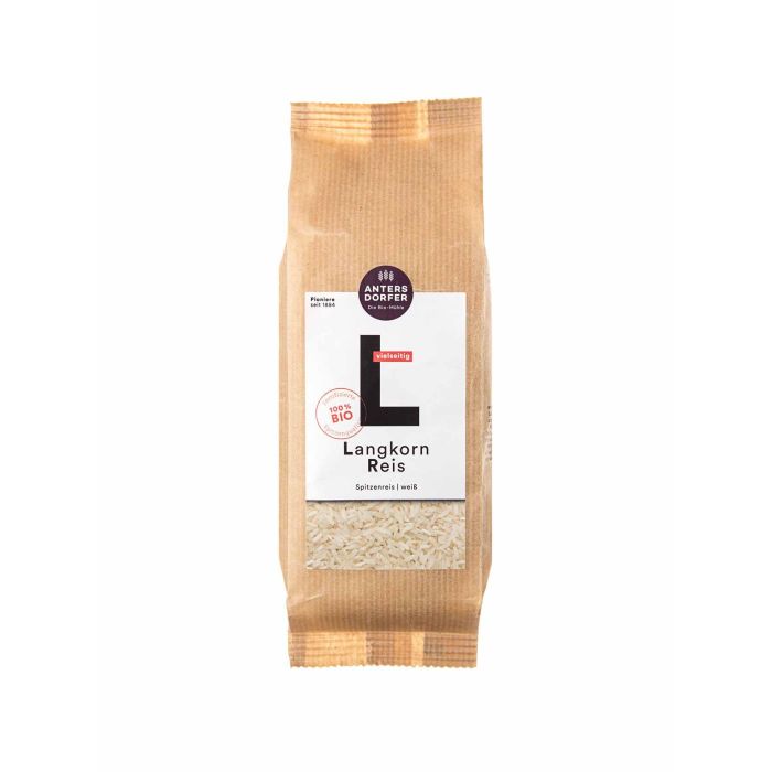 Рис білий довгозернистий органічний 500г, Antersdorfer Die Bio-Muhle