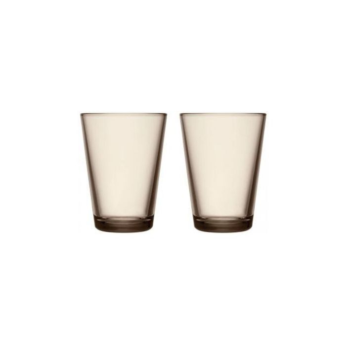 Набір склянок коричневих 400мл (2шт в пак) Kartio, iittala