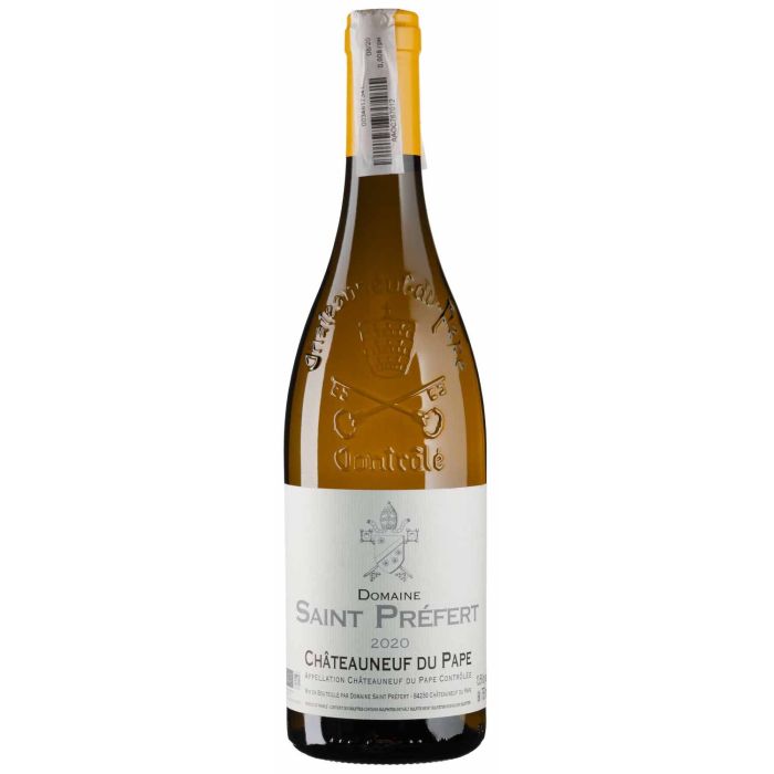 Вино Domaine Saint Prefert Chateauneuf du Pape / Шатоньоф дю Пап 2020, біле сухе, 0.75 л