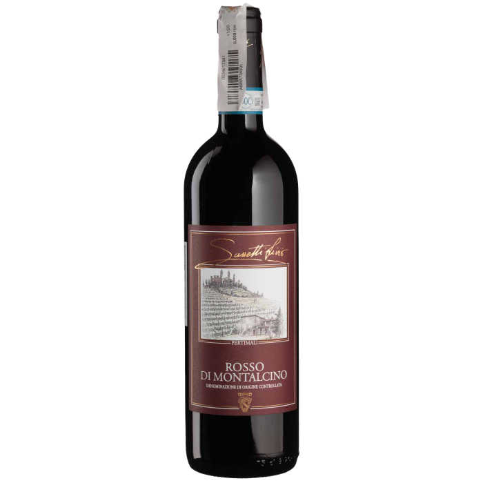 Вино Sassetti Livio Rosso di Montalcino / Россо ді Монтальчіно, червоне сухе, 0.75 л