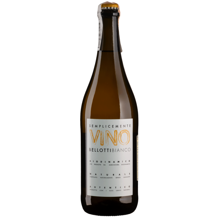 Вино Cascina Degli Ulivi Semplicemente Vino Bellotti Bianco / Семплічементе Віно Беллотті Б'янко, біле сухе, 0.75 л