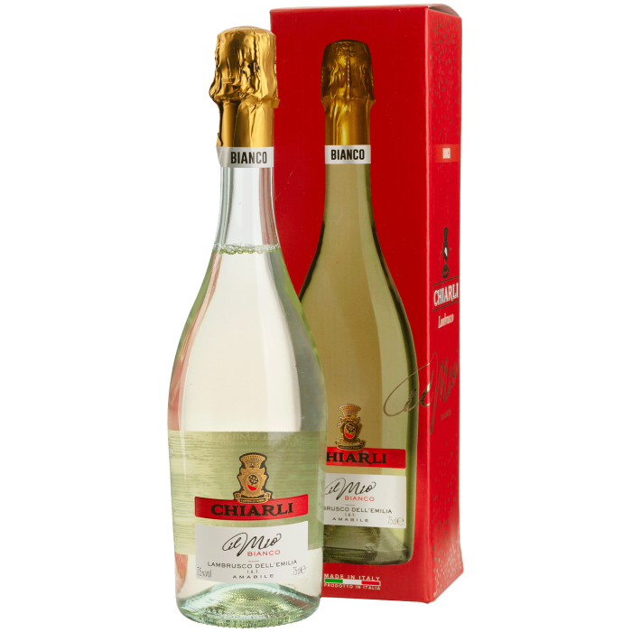 Ігристе Chiarli Lambrusco dell 'Emilia Bianco, gift box / Ламбруско дель 'Емілія Б`янко, подарункова коробка, біле, 0.75 л