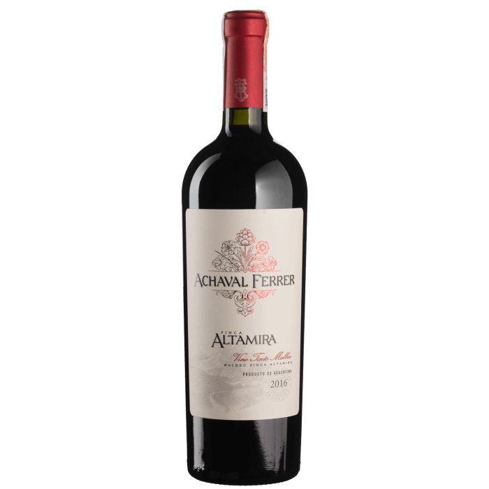 Вино Achaval Ferrer Finca Altamira / Фінка Альтаміра 2016, червоне сухе, 0.75 л
