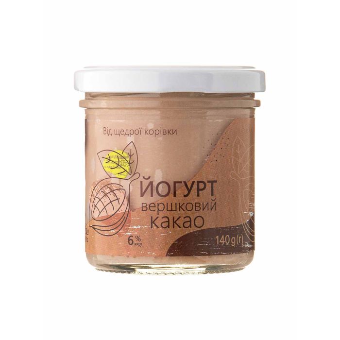 Йогурт вершковий "Какао" 140г, Азорель