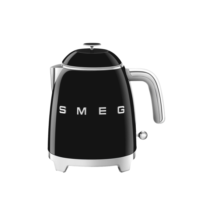 Чайник електричний 800мл стиль 50х чорний, SMEG
