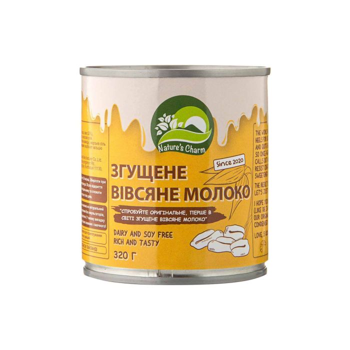Соус вівсяний «Згущений» 320г, Nature's Charm Соус вівсяний «Згущений» 320г, Nature's Charm