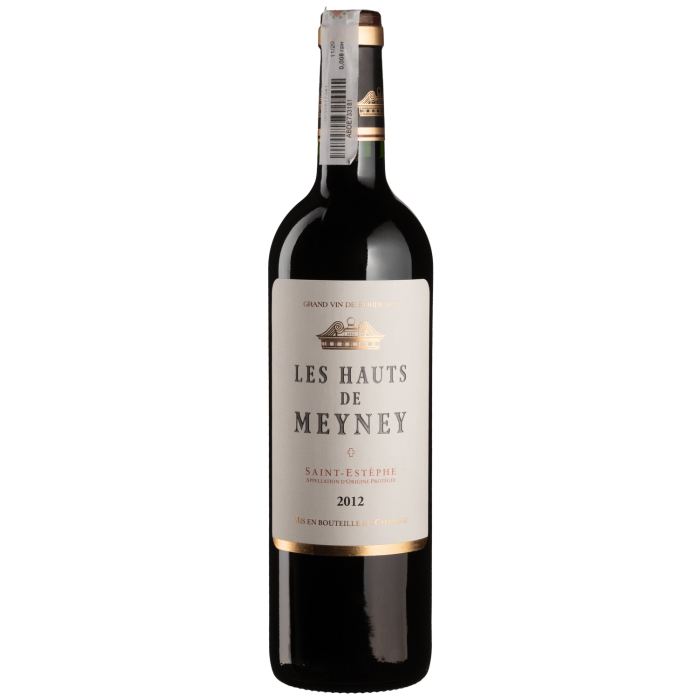 Вино Chateau Meyney Les Hauts de Meyney / Лез О де Мейней 2012, червоне сухе, 0.75 л
