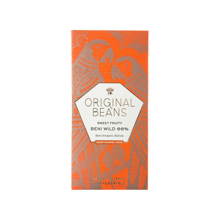 Шоколад чорний Бені Вайлд Болівія органічний 70г, Original Beans