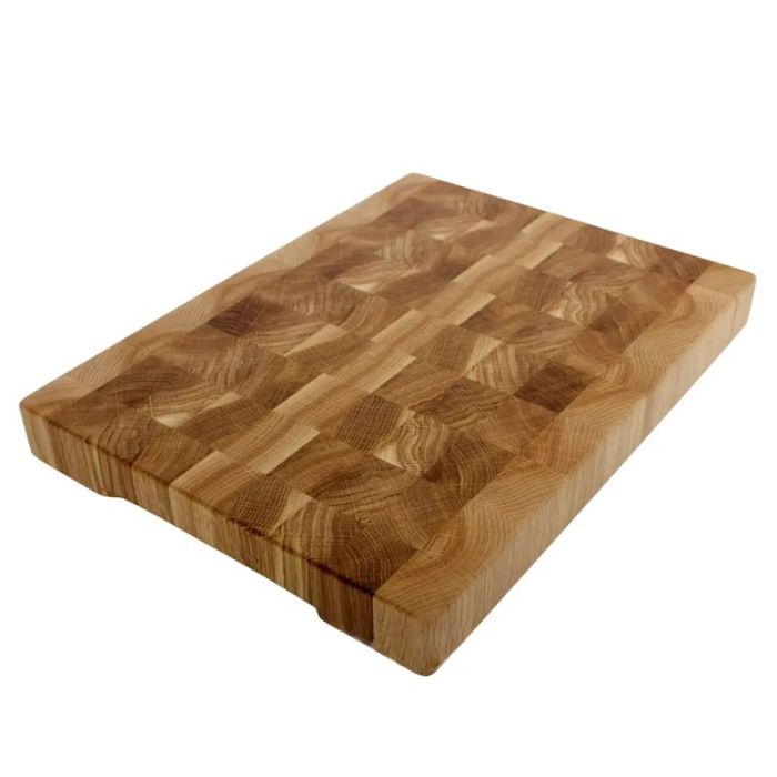 Дошка обробна торцева з дубу 40х30см, LineWood