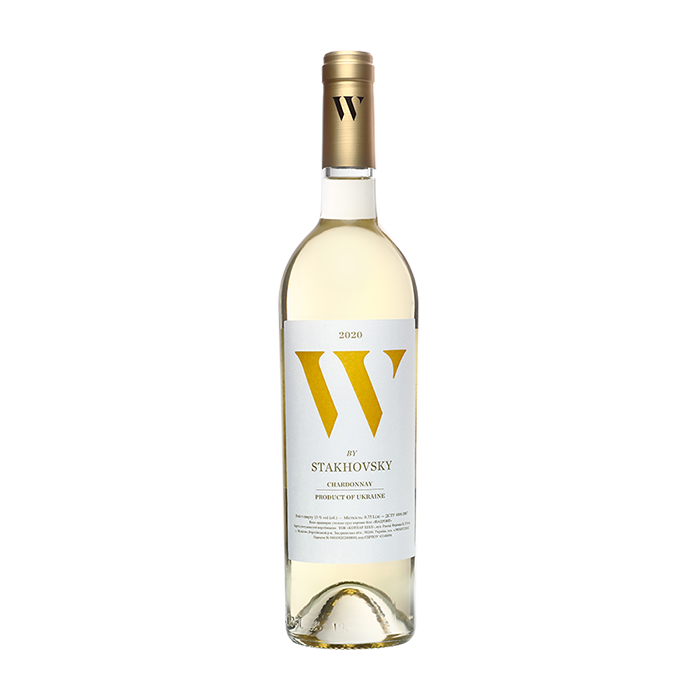 Вино Stakhovsky Wines Шардоне / Шардоне, біле сухе, 0.75 л