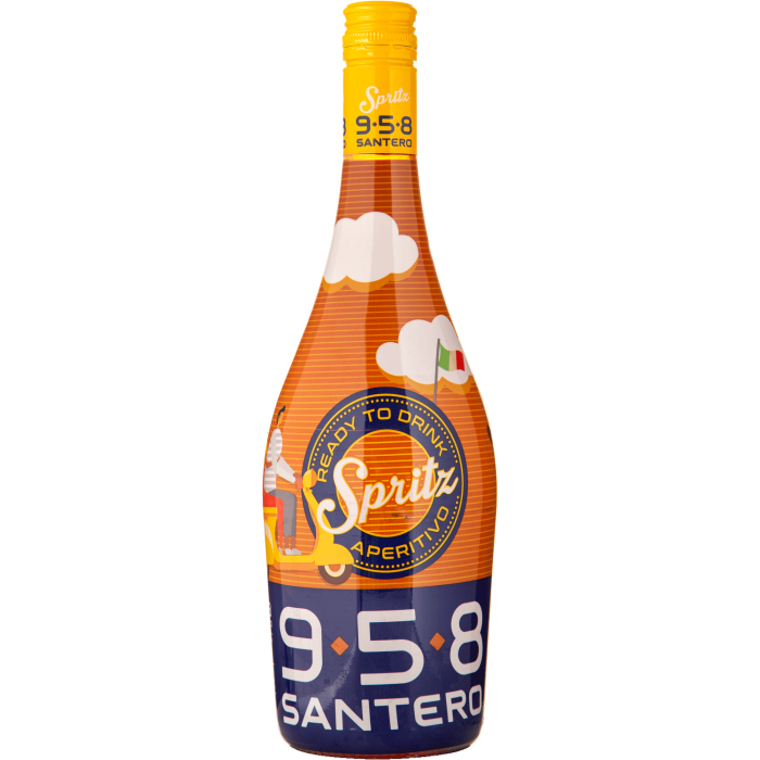 Ігристе Santero Spritz Ready To Drink / Коктейль ігристий винний Спрітц Реді Ту Дрінк 958, 0.75 л