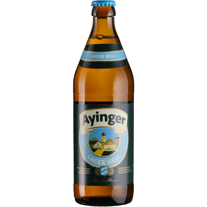 Пиво Ayinger Lager Hell, 0.5 л Пиво Ayinger Lager Hell, 0.5 л