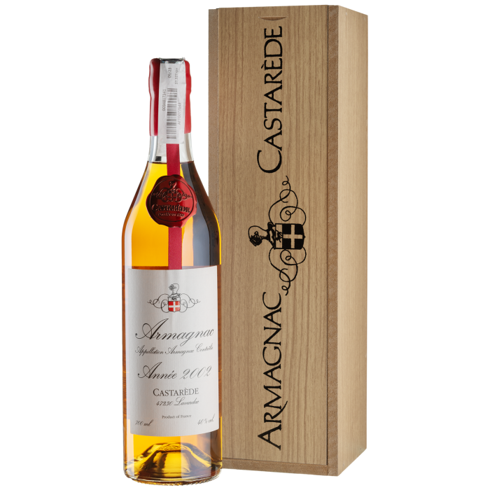 Арманьяк Armagnac Castarede, wooden box 2002, 0.7 л