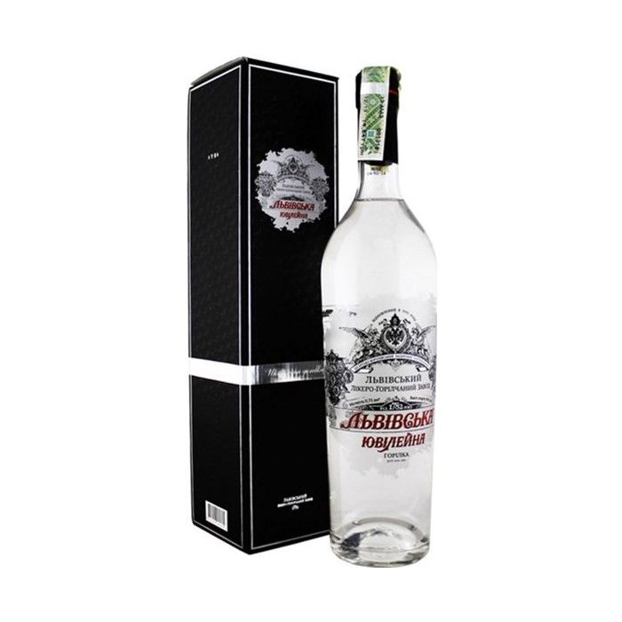 Горілка Львівська ювілейна, gift box, 0.75 л Горілка Львівська ювілейна, gift box, 0.75 л