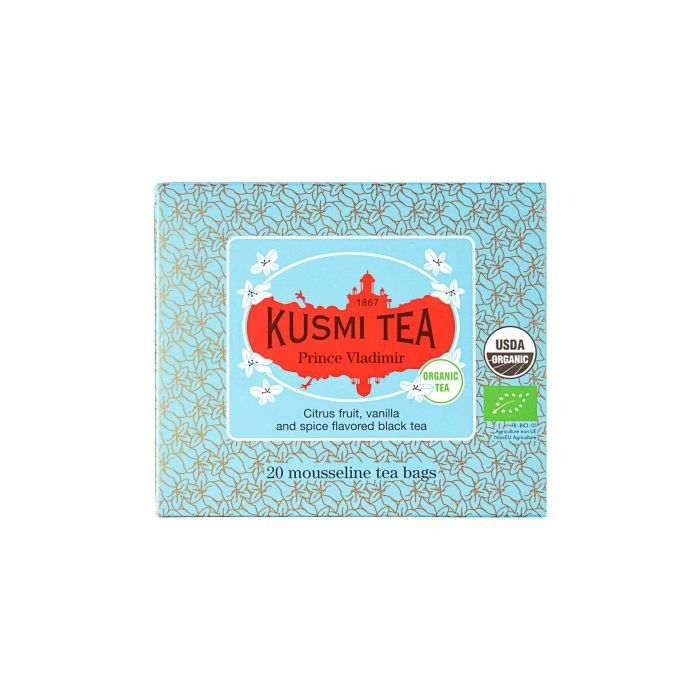 Чай чорний Князь Володимир органічний пакет. 20х2г, Kusmi Tea Чай чорний Князь Володимир органічний пакет. 20х2г, Kusmi Tea