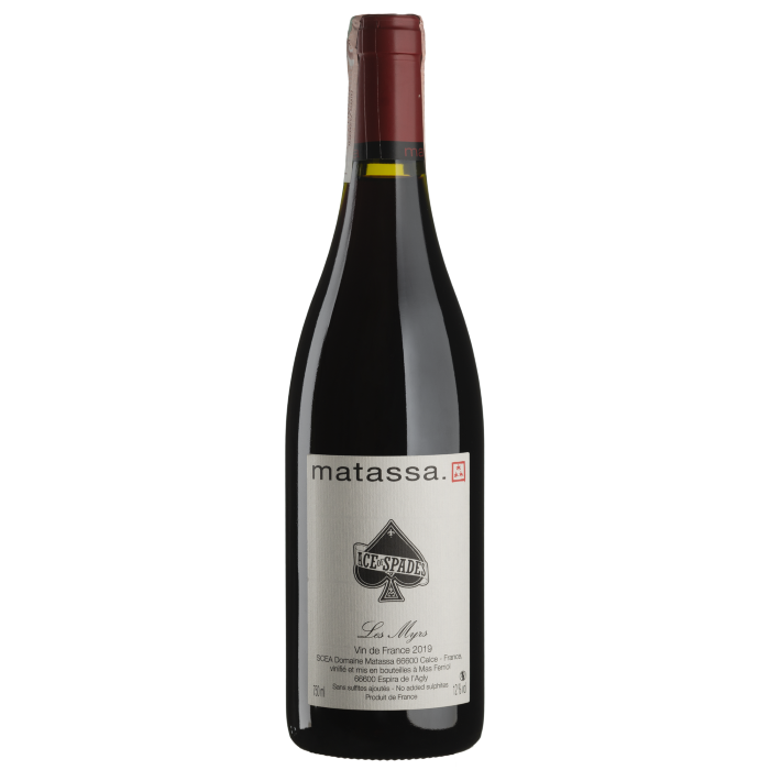 Вино Matassa Ace of Spades / Ейс оф Спейдс 2021, червоне сухе, 0.75 л
