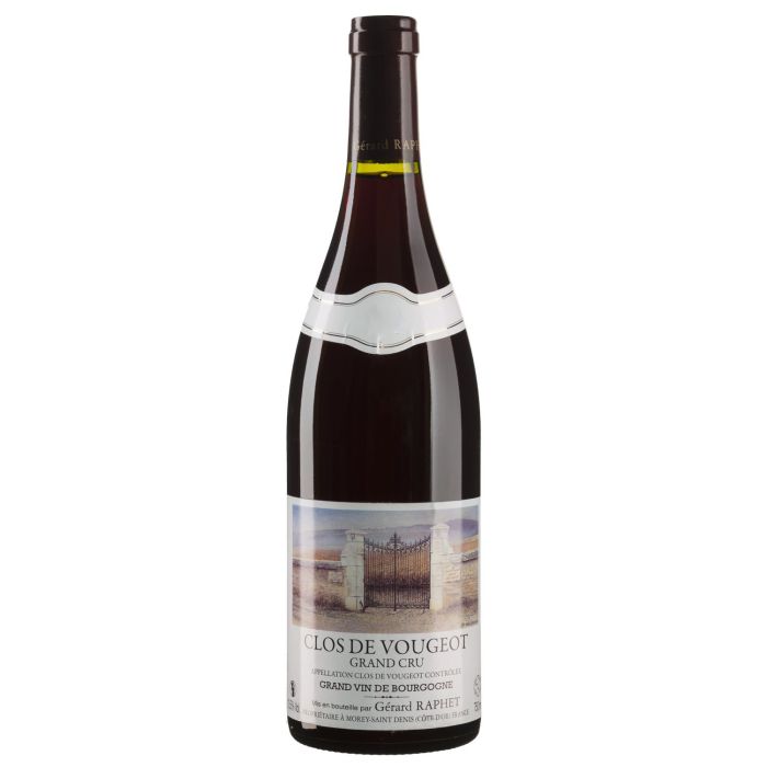 Вино Gerard Raphet Clos Vougeot / Кло Вужо 2020, червоне сухе, 0.75 л
