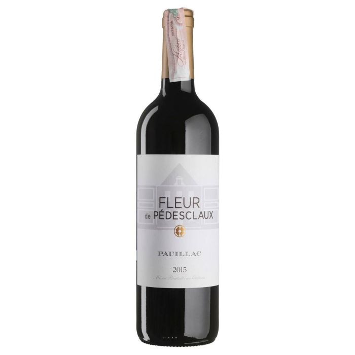 Вино Fleur de Pedesclaux Fleur de Pedesclaux / Фльор де Педескло 2019, червоне сухе, 0.75 л