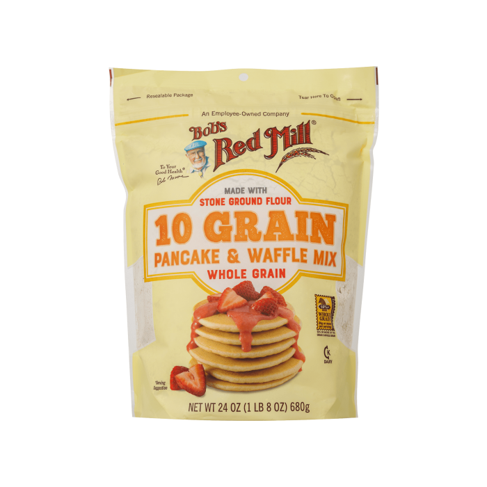 Суміш для приготування млинців та вафель 10 злаків 680г, Bob's Red Mill