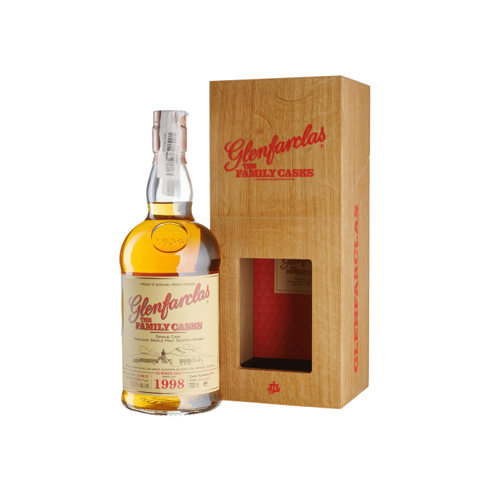 Віскі Glenfarclas The Family Cask S22 #3723, wooden box 1998, 0.7 л