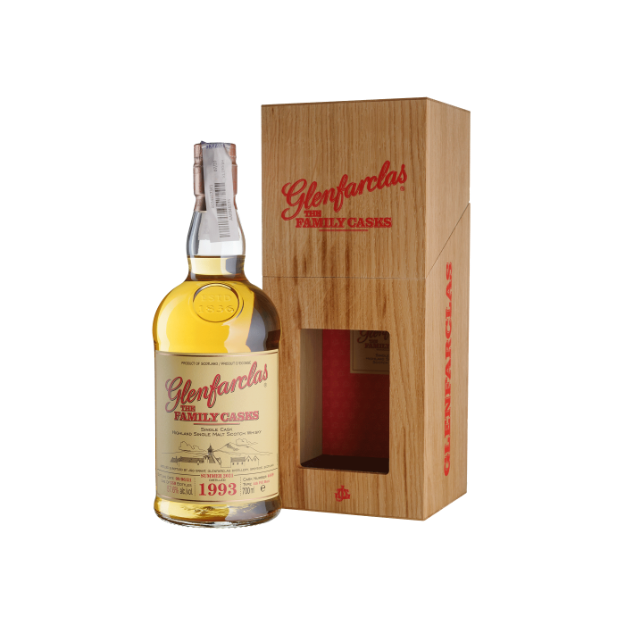 Віскі Glenfarclas The Family Cask, wooden box 1993, 0.7 л