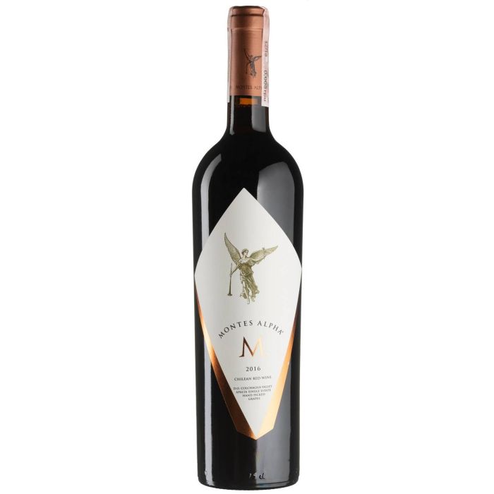 Вино Montes Alpha M / Монтес Альфа М 2020, червоне сухе, 0.75 л