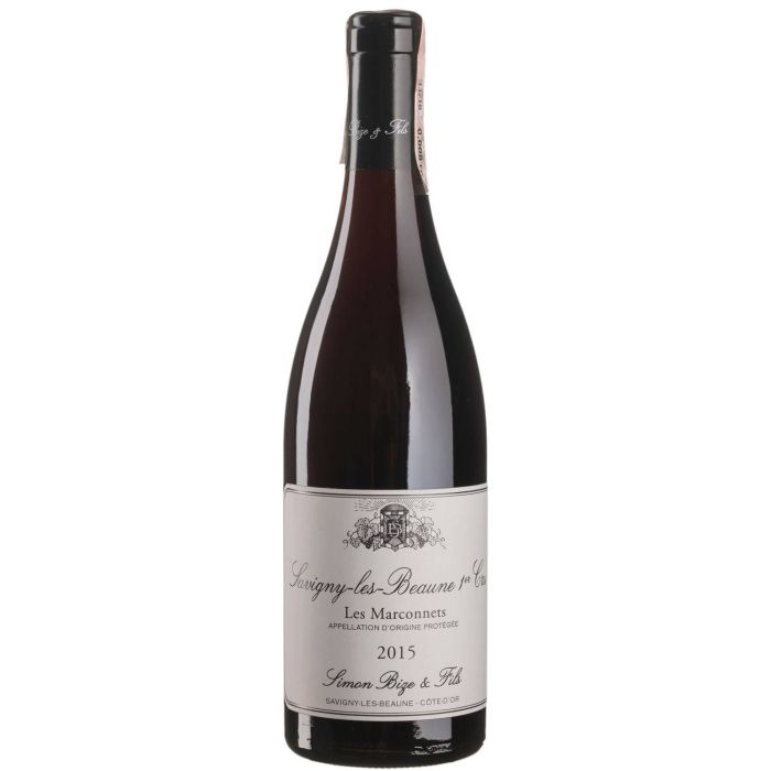 Вино Simon Bize et Fils Savigny les Beaune 1er cru les Marconnets / Савіньї Лє Бон Прем'єр крю ле Макронет 2018, червоне сухе, 0.75 л