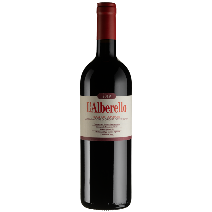 Вино Grattamacco L'Alberello / Л'Алберелло 2019, червоне сухе, 0.75 л Вино Grattamacco L'Alberello / Л'Алберелло 2019, червоне сухе, 0.75 л