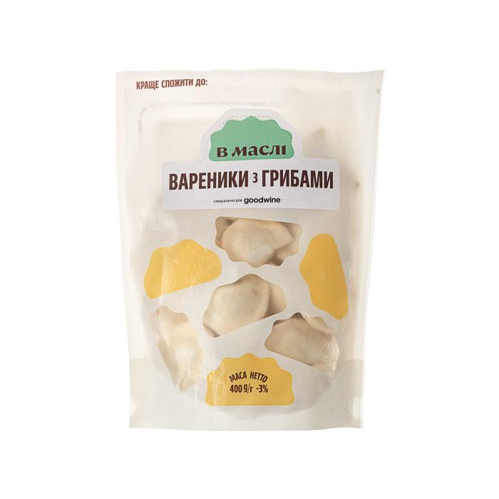 Вареники з грибами 400г