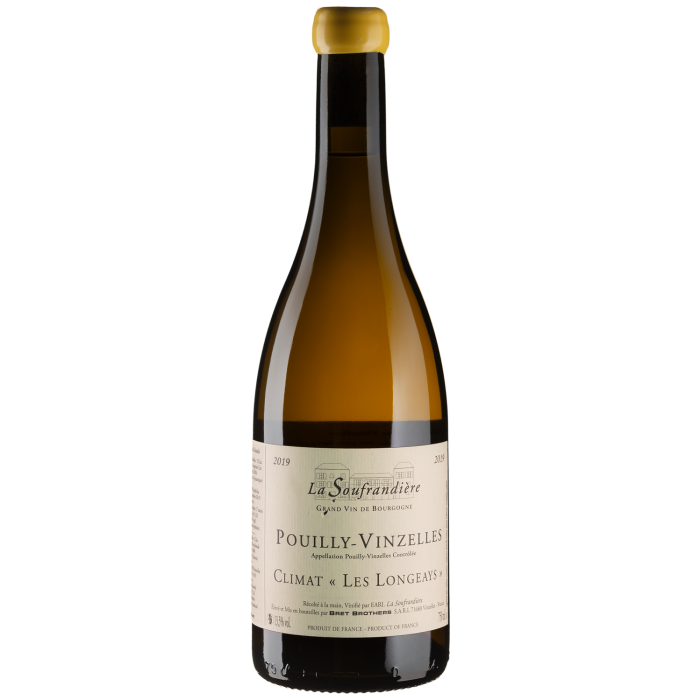 Вино La Soufrandiere Pouilly-Vinzelles Climat Les Longeays / Пульї-Ванзель Кліма Ле Лонже 2019, біле сухе, 0.75 л