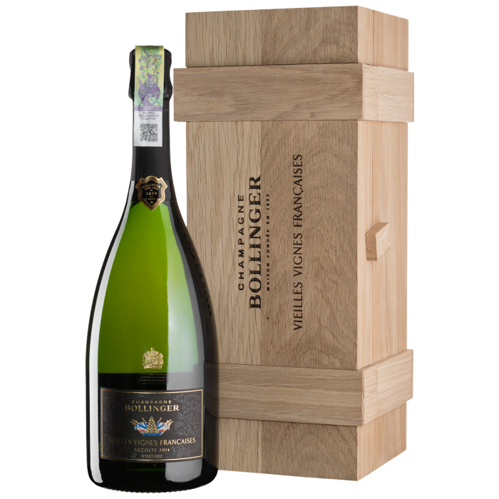 Шампанське Champagne Bollinger Vieilles Vignes Francaises, wooden box / В'єй Вінь Франсез, дерев'яна коробка 2014, біле, 0.75 л