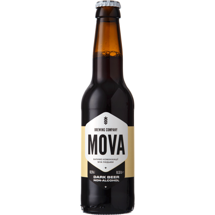 Пиво MOVA Dark Non Alcohol n/a, 0.33 л Пиво MOVA Dark Non Alcohol n/a, 0.33 л