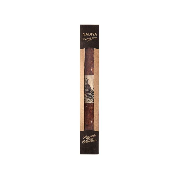 Ковбаса сирокопчена вищого гатунку "Карпатська" 300г, Nadiya