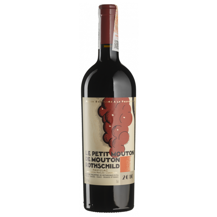 Вино Le Petit Mouton de Mouton Rothschild Le Petit Mouton De Mouton Rothschild / Ле Пті Мутон де Мутон Ротшильд 2019, червоне сухе, 0.75 л