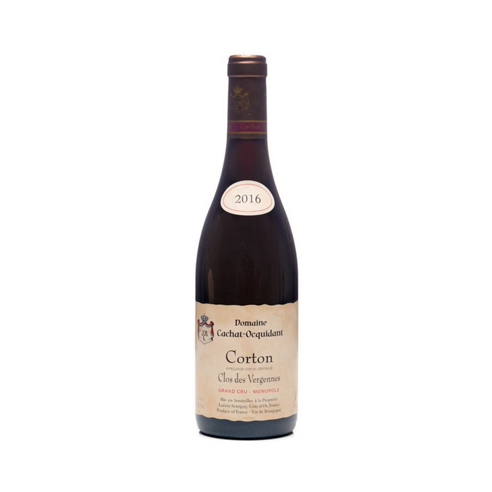 Вино Cachat-Ocquidant Corton-Vergennes Grand Cru Clos des Vergennes Monopole / Кортон-Вержен Гран Крю Кло де Вержен Монополь 2016, червоне сухе, 0.75 л