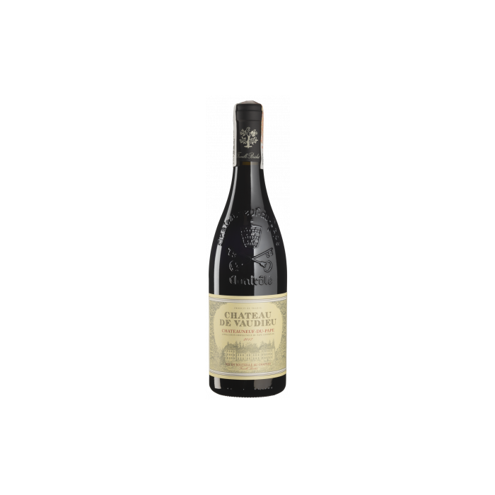 Вино Famille Brechet Chateauneuf-du-Pape Chateau de Vaudieu / Шатонеф-дю-Пап Шато де Водью 2020, червоне сухе, 0.75 л