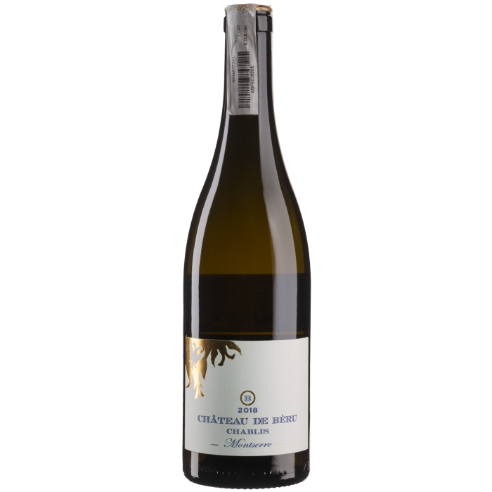 Вино Chateau de Beru Chablis Montserre / Шаблі Монсер 2020, біле сухе, 0.75 л