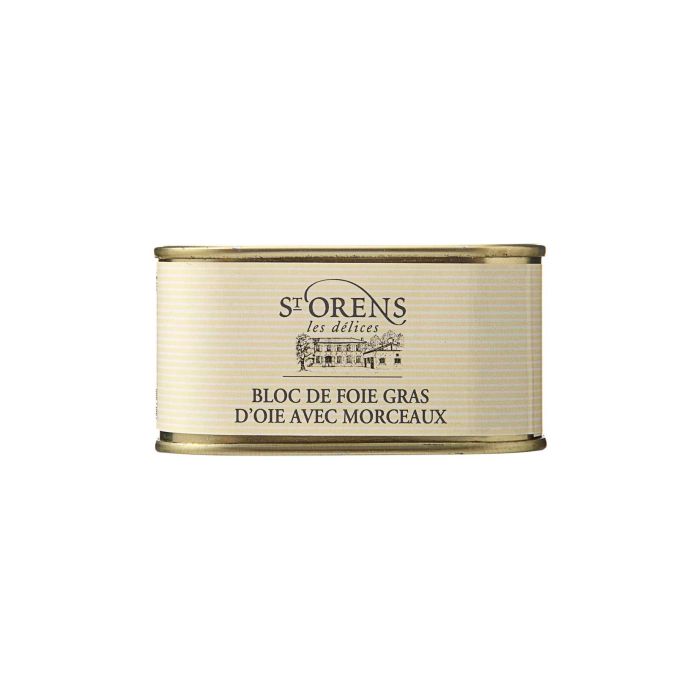 Фуа-гра гусяча шматочками 130г, Les Delices De Saint Orens