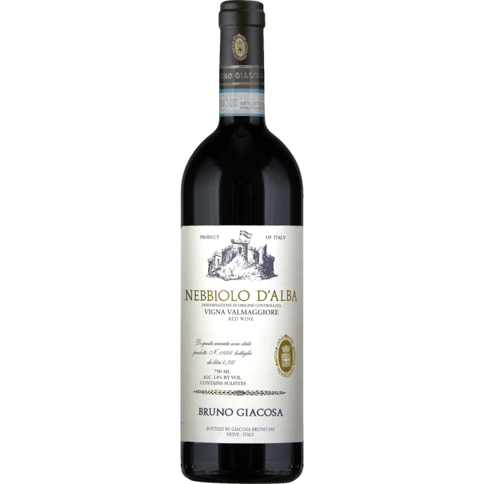 Вино Giacosa Bruno Nebbiolo d'Alba Vigna Valmaggiore / Неббіоло д'Альба Вінья Вальмаджоре 2021, червоне сухе, 0.75 л