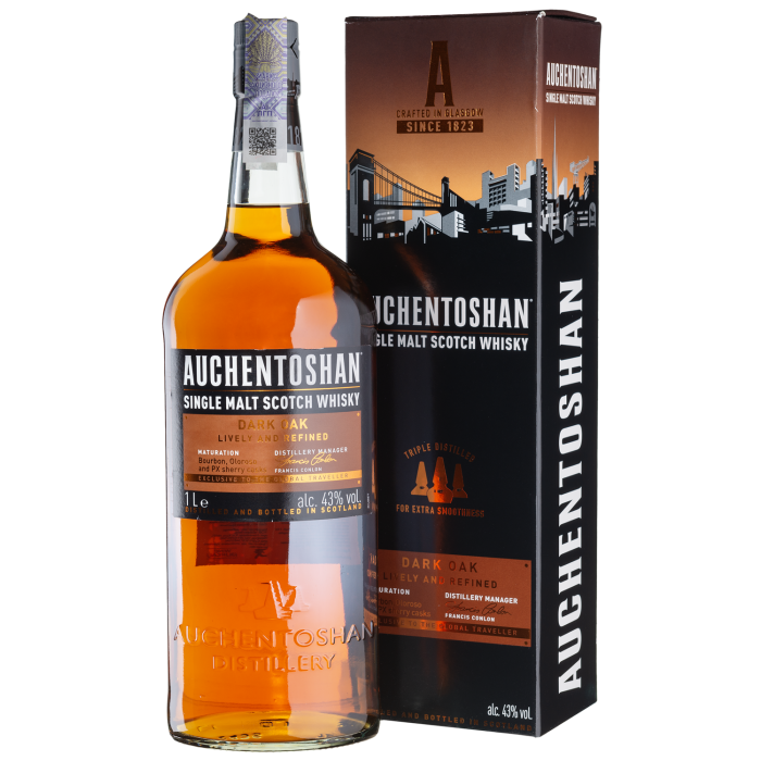 Віскі Auchentoshan Dark Oak, 1 л