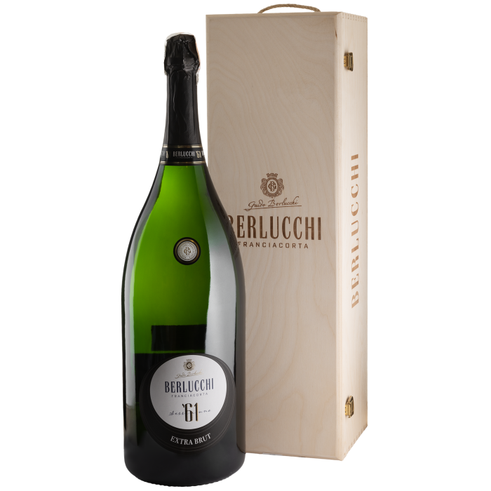 Ігристе Guido Berlucchi 61 Franciacorta Extra Brut Spumante / 61 Франчакорта Екстра Брют Спуманте, біле, 6 л