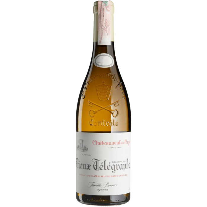 Вино Vieux Telegraphe Chateauneuf-du-Pape Domaine du Vieux Telegraphe White / Шатоньоф-дю-Пап Домен дю Вью Телеграф Вайт 2021, біле сухе, 0.75 л