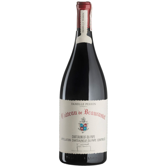Вино Famille Perrin Chateauneuf-du-Pape Rouge Chateau de Beaucastel / Шатонеф-дю-Пап Руж Шато де Бокастель 2020, червоне сухе, 1.5 л