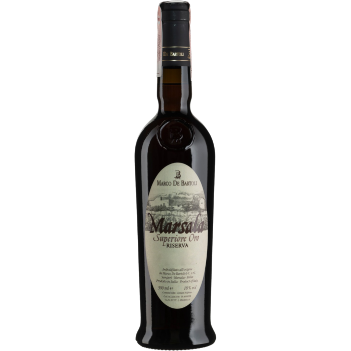 Вино кріплене Marco De Bartoli Marsala Superiore Oro Riserva / Марсала Суперіоре Оро Різверва 2009, біле напівсухе, 0.5 л Вино кріплене Marco De Bartoli Marsala Superiore Oro Riserva / Марсала Суперіоре Оро Різверва 2009, біле напівсухе, 0.5 л