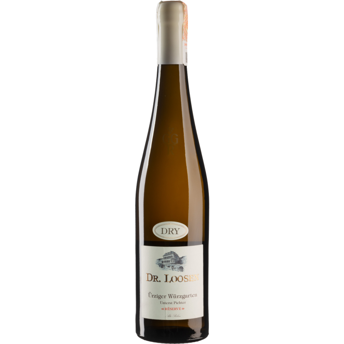 Вино Dr. Loosen Urziger Wurzgarten Riesling GG Reserve Alte Reben Unterst Pichter / Урцігер Вюрцгартен Рислінг ГГ Резерве Альте Ребен Унтерст Піхтер 2017, біле сухе, 0.75 л