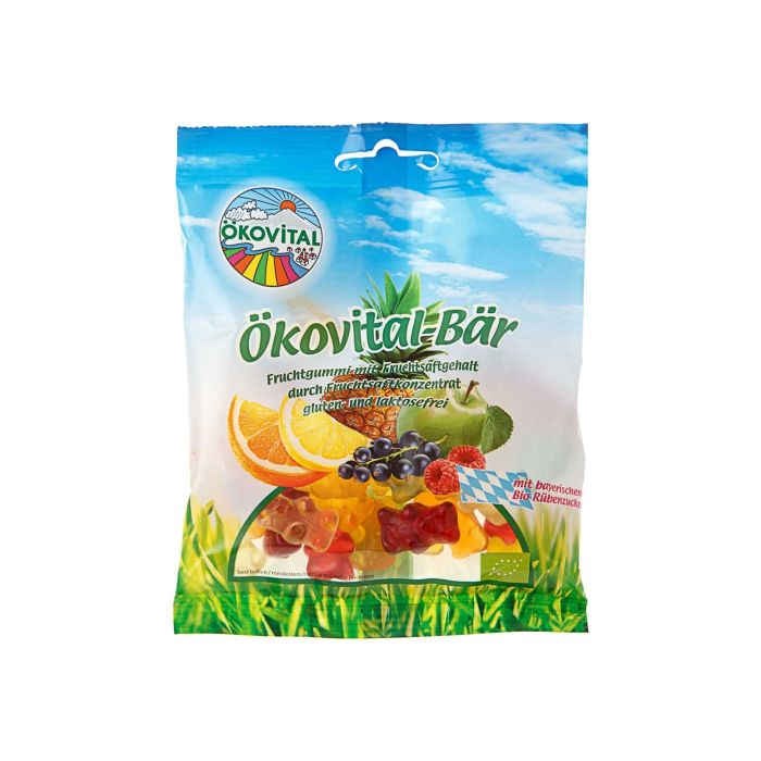 Цукерки желейні Ведмедики органічні 80г, Okovital Цукерки желейні Ведмедики органічні 80г, Okovital