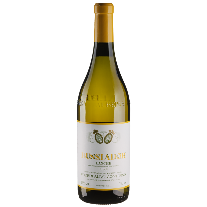 Вино Aldo Conterno Chardonnay Bussiador Langhe / Шардоне Бусіадор Ланге 2020, біле сухе, 0.75 л