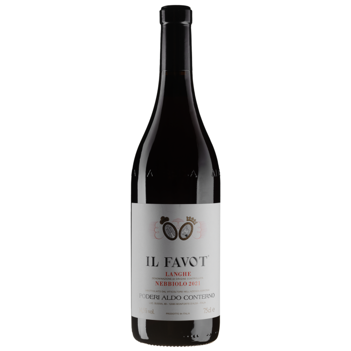 Вино Aldo Conterno Nebbiolo Langhe Il Favot / Неббіоло Ланге Іль Фавот 2021, червоне сухе, 0.75 л