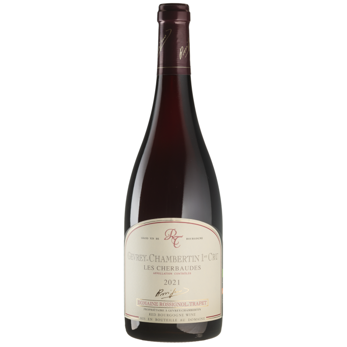 Вино Domaine Rossignol Trapet Gevrey-Chambertin 1er Cru les Cherbaudes / Жевре Шамбертен Прем'єр Крю Лє Шербод 2021, червоне сухе, 0.75 л Вино Domaine Rossignol Trapet Gevrey-Chambertin 1er Cru les Cherbaudes / Жевре Шамбертен Прем'єр Крю Лє Шербод 2021, червоне сухе, 0.75 л